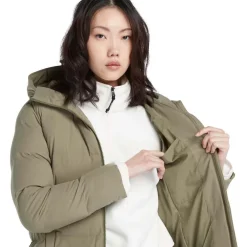 Timberland Durable Water Repellent Parka Jacket in Green