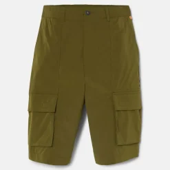 Timberland Durable Water Repellent Cargo Shorts in olive