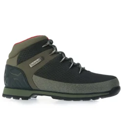 Timberland Euro Sprint Mid Lace Waterproof Hiking Boots in Green