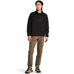 Timberland Mt Willard 1/4 Zip Fleece in Black