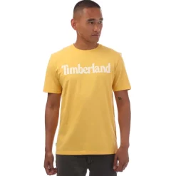 Timberland Northwood Wordmark T-Shirt in Yellow