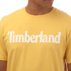 Timberland Northwood Wordmark T-Shirt in Yellow