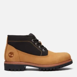 Timberland Premium Mid Lace Up Chukka Boots in Brown