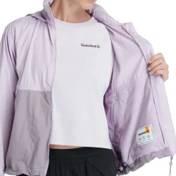 Timberland Regular Fit Windbreaker Jacket in Purple