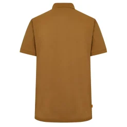 Timberland Short Sleeve Polo Shirt in Beige