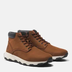 Timberland Winsor Park Mid Lace-Up Boots in Cognac
