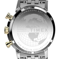Timex Marlin Quartz Chrono in Silver