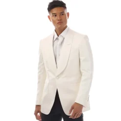 Tom Ford Evening Suit Jacket in White