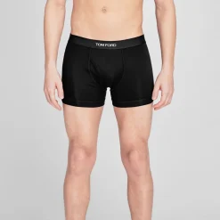 Tom Ford Logo Boxer Briefs in Black