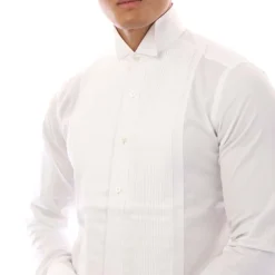 Tom Ford Long Sleeve Dress Shirt in White