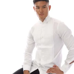 Tom Ford Long Sleeve Dress Shirt in White