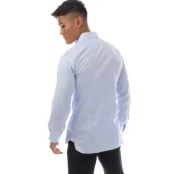 Tom Ford Long Sleeve Dress Shirt in Light Blue