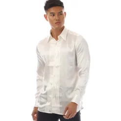 Tom Ford Long Sleeve Dress Shirt in White