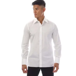 Tom Ford Long Sleeve Dress Shirt in White