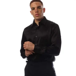 Tom Ford Long Sleeve Dress Shirt in Black
