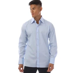 Tom Ford Long Sleeve Dress Shirt in Light Blue