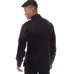 Tom Ford Long Sleeve Dress Shirt in Black