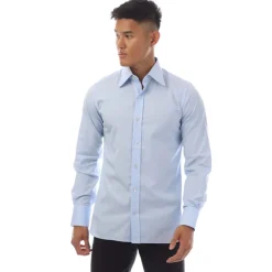 Tom Ford Long Sleeve Dress Shirt in Light Blue
