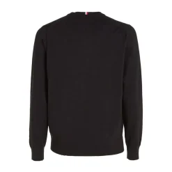 Tommy Hilfiger 1985 Collection Pure Cotton Crewneck Sweater in Black