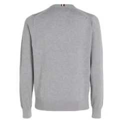 Tommy Hilfiger 1985 Collection Pure Cotton Crewneck Sweater in Grey