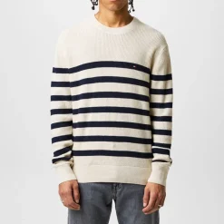 Tommy Hilfiger Crew nk in Beige