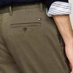 Tommy Hilfiger Denton Printed Straight-Fit Chinos in Grey