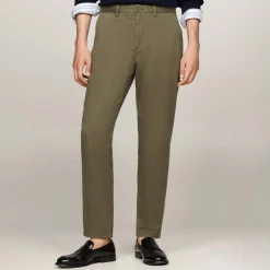 Tommy Hilfiger Denton Printed Straight-Fit Chinos in Grey