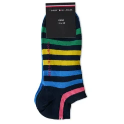 Tommy Hilfiger Duo Stripe Ankle Socks in Blue