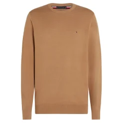 Tommy Hilfiger Ess Crew Knit in Beige