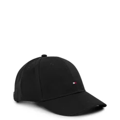 Tommy Hilfiger Flag Cap in Black