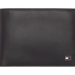 Tommy Hilfiger Flap And Coin Pocket Wallet in Black