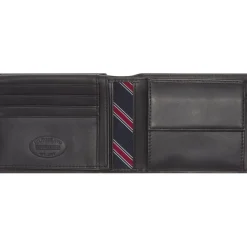 Tommy Hilfiger Flap And Coin Pocket Wallet in Black