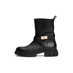 Tommy Hilfiger Height Biker Boots in Black