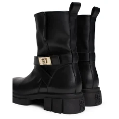 Tommy Hilfiger Height Biker Boots in Black