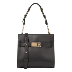 Tommy Hilfiger Heritage Mini Cross Body Satchel with Detachable Strap in Black