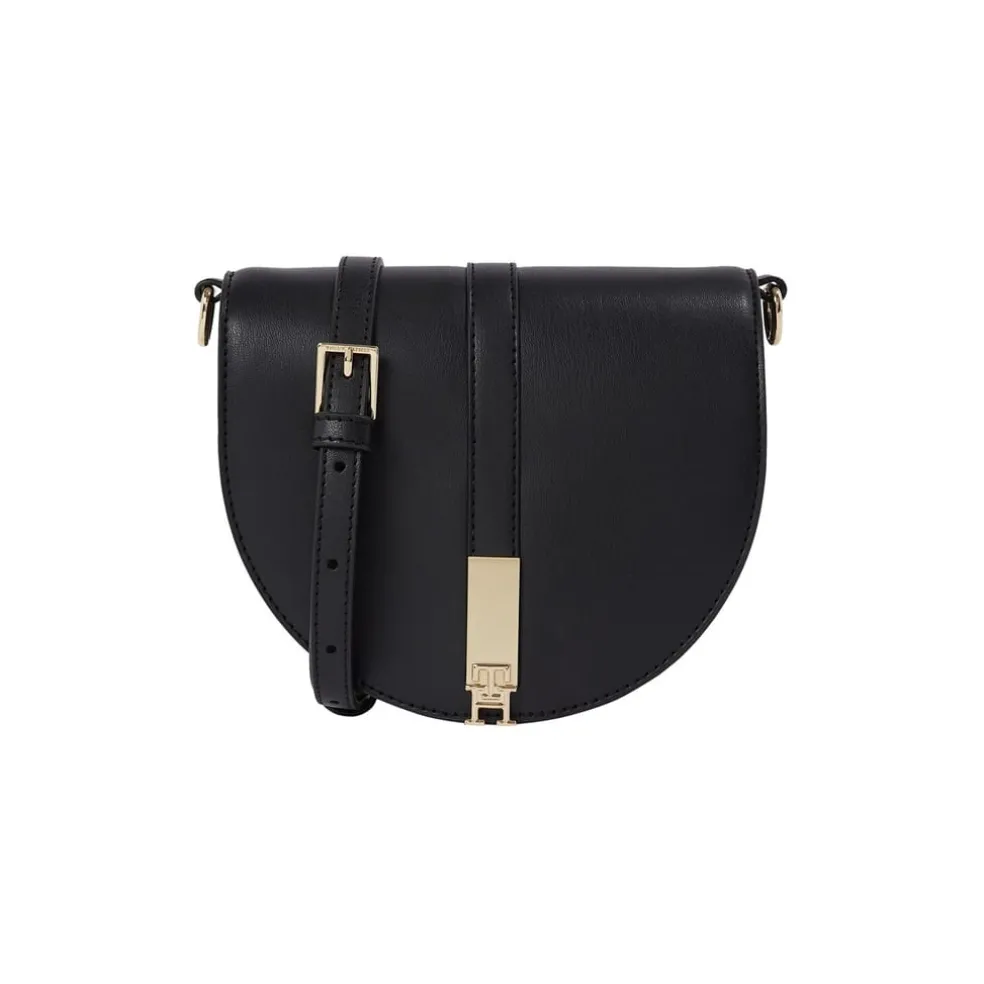 Tommy Hilfiger Heritage Saddle Bag in Black
