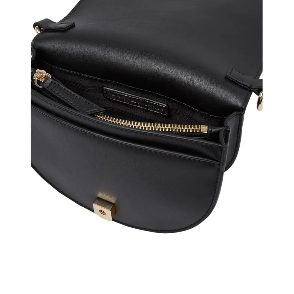 Tommy Hilfiger Heritage Saddle Bag in Black