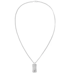 Tommy Hilfiger Hilfiger Mens Pendant Necklace in Silver