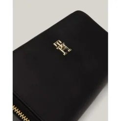 Tommy Hilfiger Large Zip Around Purse in Black