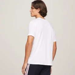 Tommy Hilfiger Logo Lounge T-Shirt in White