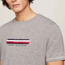 Tommy Hilfiger Logo Lounge T-Shirt in Grey