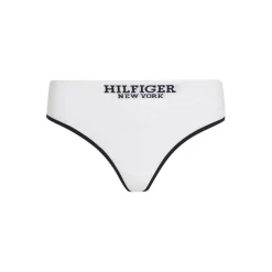 Tommy Hilfiger Logo Print Thong in White
