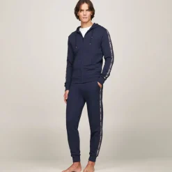 Tommy Hilfiger Logo Tape Lounge Bottoms in Navy