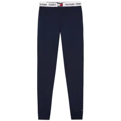 Tommy Hilfiger Logo Waistband Organic Cotton Joggers in Blue