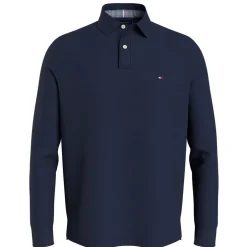 Tommy Hilfiger Long Sleeve Polo Shirt in Blue