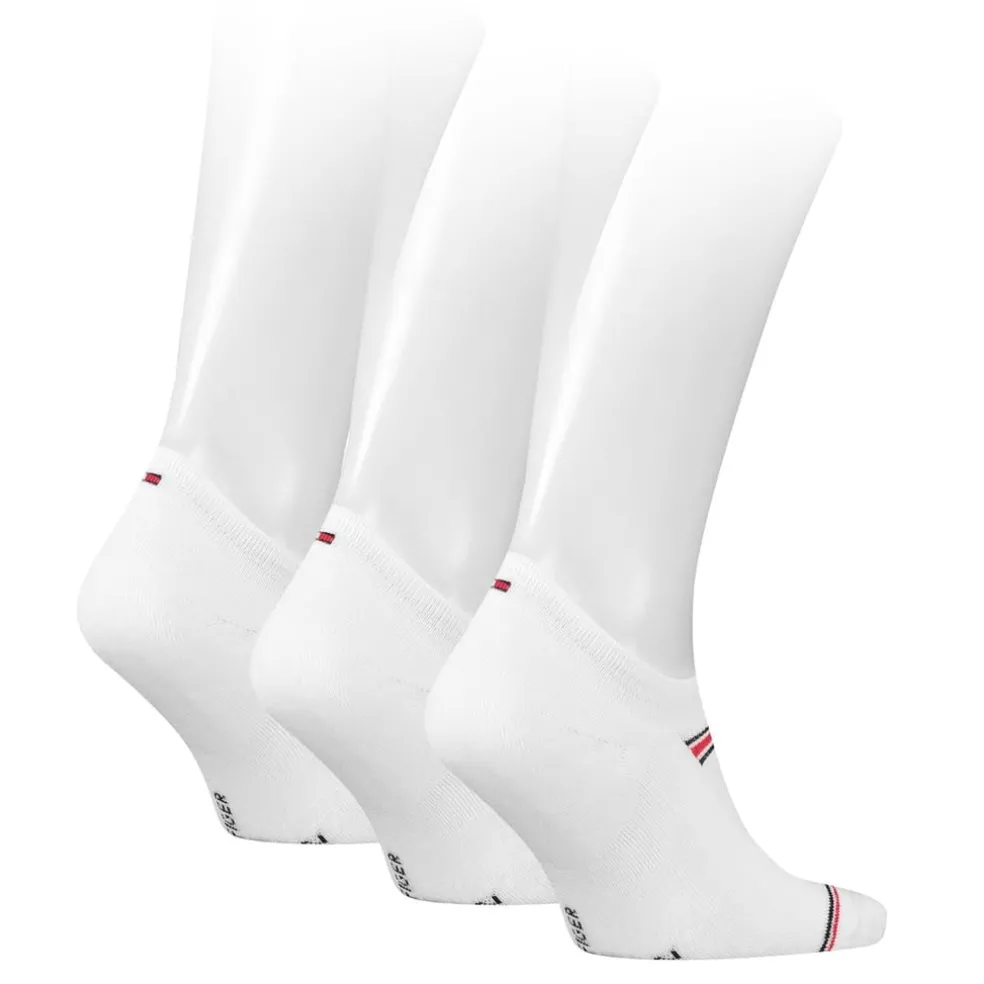 Tommy Hilfiger Mens 3 Pack Sports Socks in White