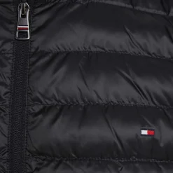 Tommy Hilfiger Packable Recycled Quilted Vest in Black