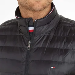 Tommy Hilfiger Packable Recycled Quilted Jacket in Black
