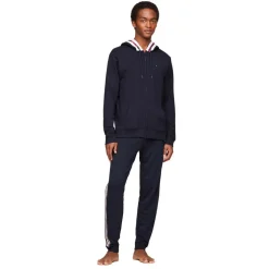 Tommy Hilfiger Repeat Logo Track Pants in Blue