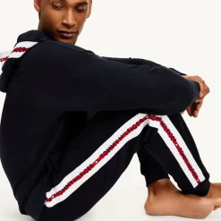 Tommy Hilfiger Repeat Logo Track Pants in Blue